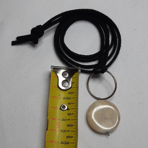 Fossilized Coral with Sterling Silver Wire Necklace - Picture 7 of 8